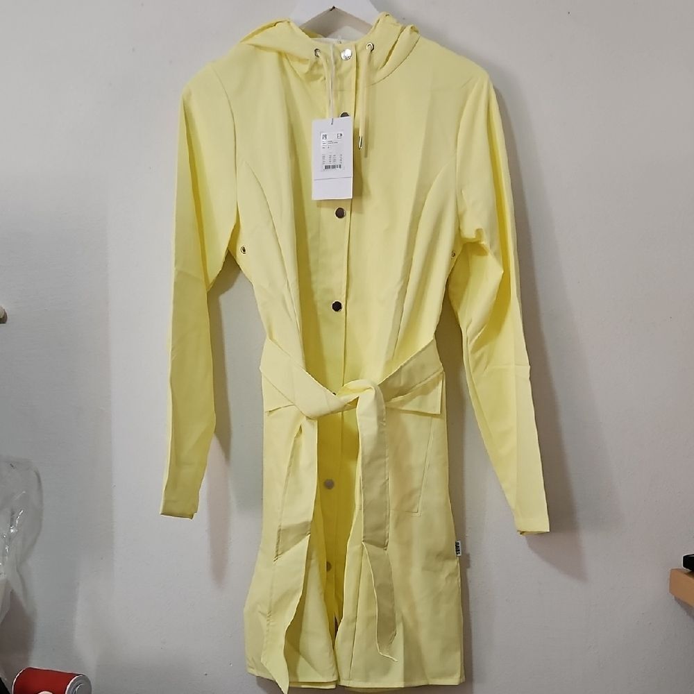 Yellow Women's Hooded Jacket